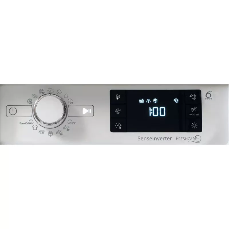 Whirlpool FreshCare BI WDWG 861485 EU pralko-suszarka do zabudowy Front-load Biały