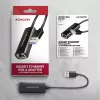 Axagon ADE-AR USB-A 3.2 Gen 1 - adapter Gigabit Ethernet, Realtek 8153