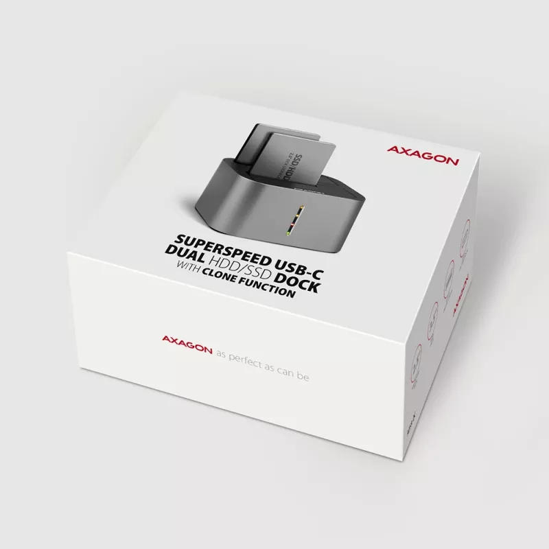 Axagon ADSA-DC SuperSpeed USB DUAL 2.5 cala/3.5 cala HDD/SSD DUAL dock