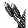 Kabel USB Axagon BUCM4X-CM10AB USB4 Gen 3x2 1m Czarny