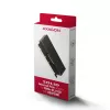 Axagon PCEM2-XS PCIe x16 - adapter M.2 NVMe M-key z pasywnym aluminiowym radiatorem