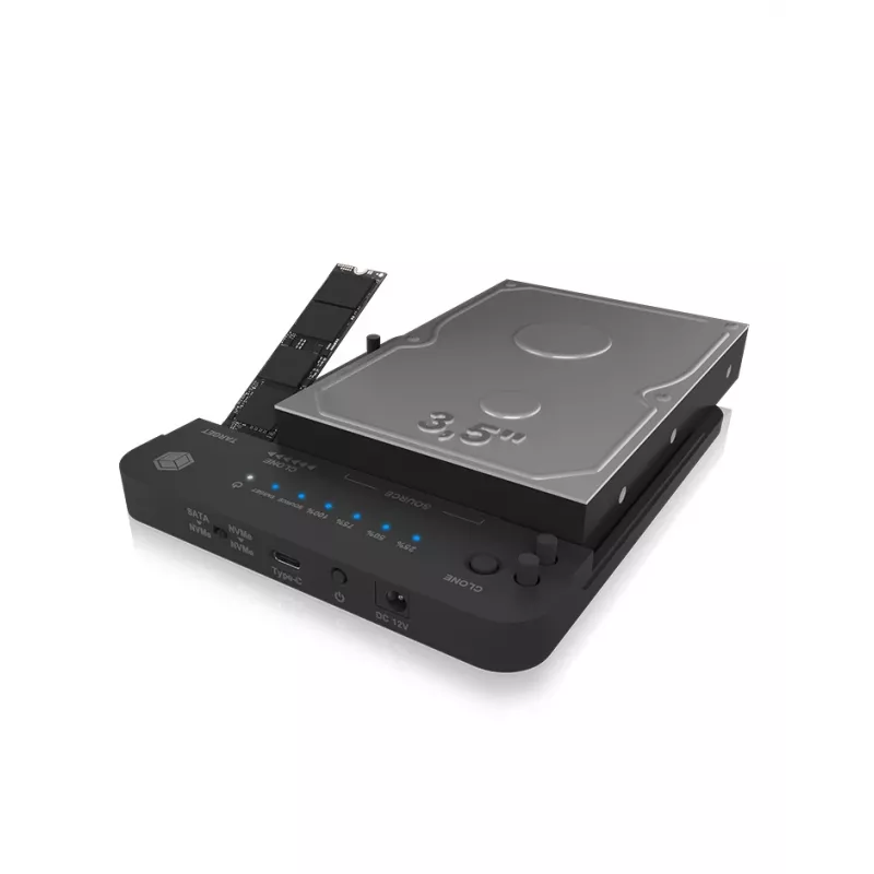 ICY BOX IB-2913MCL-C31 USB 3.2 Gen 2 (3.1 Gen 2) Type-C Czarny