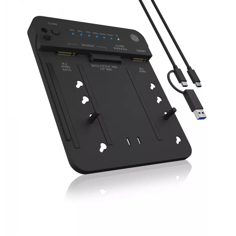 ICY BOX IB-2913MCL-C31 USB 3.2 Gen 2 (3.1 Gen 2) Type-C Czarny