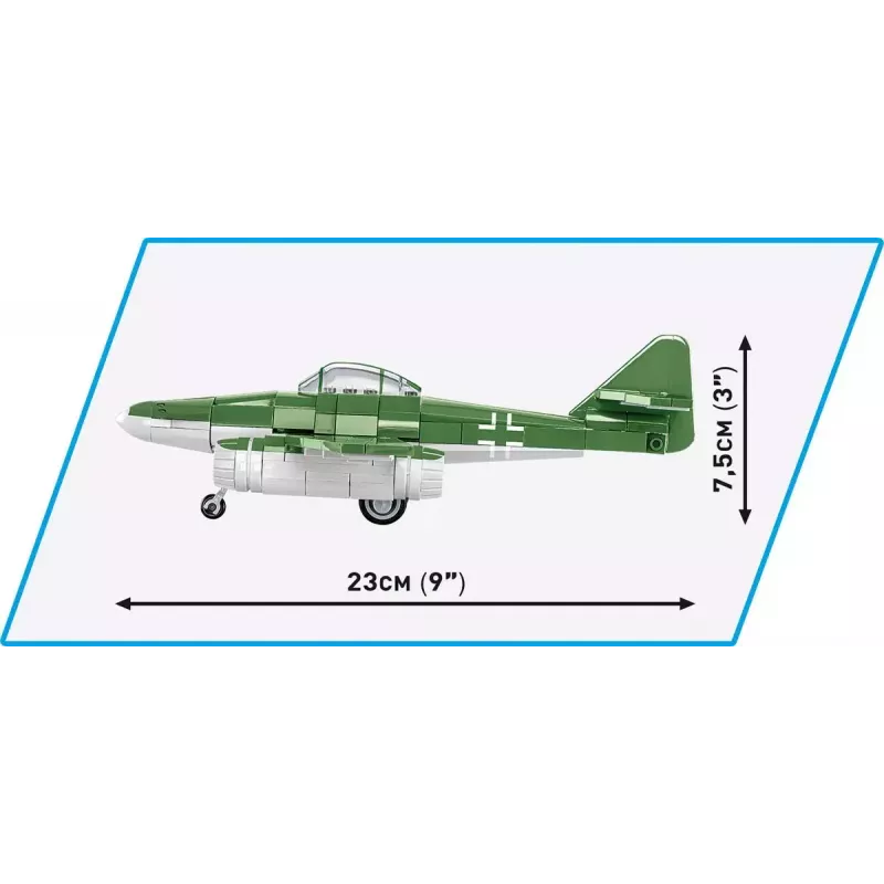 Zabawka konstrukcyjna Cobi Messerschmitt Me 262 zestaw modelarski 500 elementów