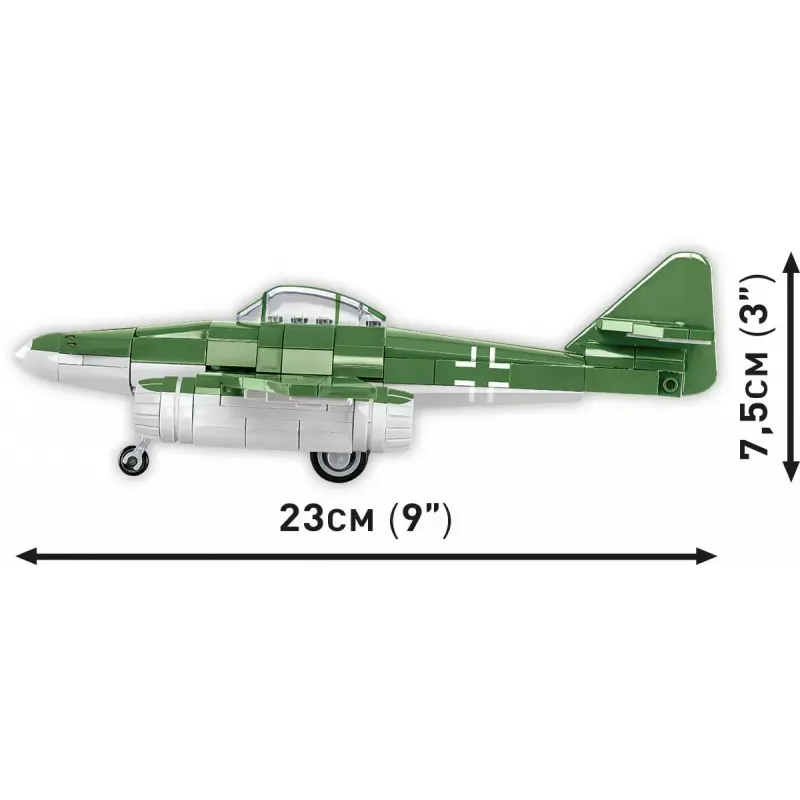 Zabawka konstrukcyjna Cobi Messerschmitt Me 262 zestaw modelarski 500 elementów