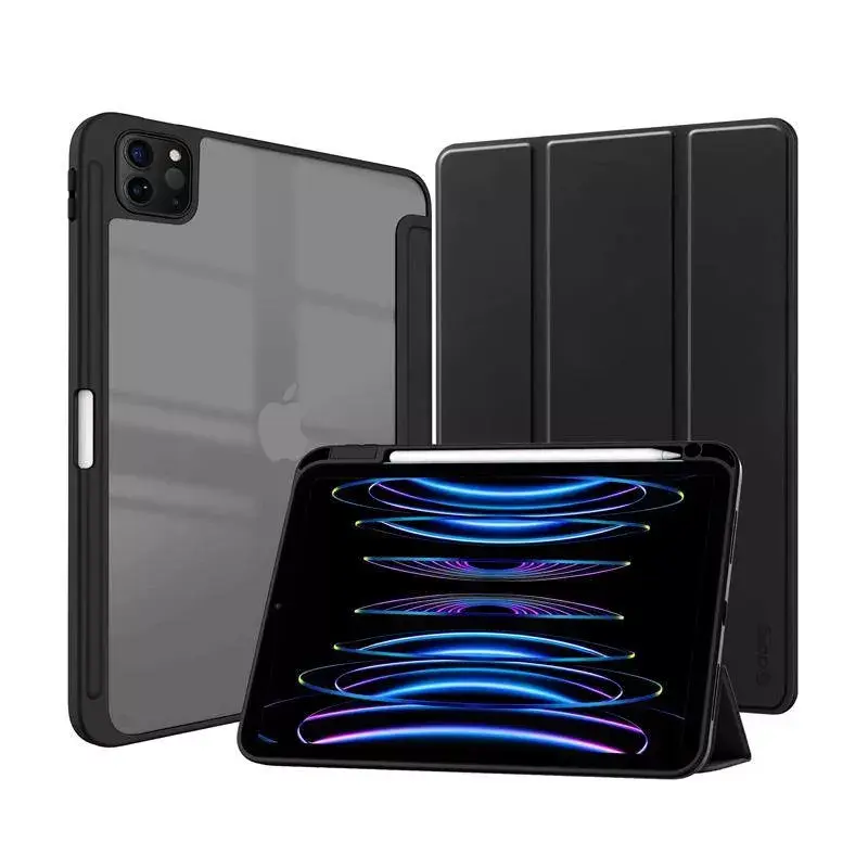 Etui foliowe Crong CRG-PRF-IPD11-BLK do iPada Pro 11 2022 2021