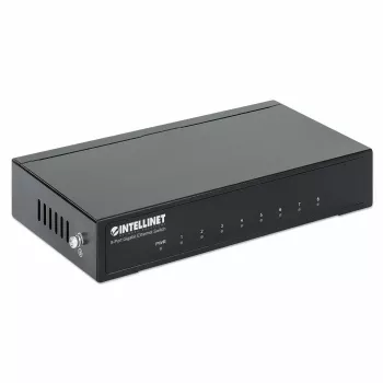 Przełącznik Intellinet 8-portowy Gigabit Ethernet, rozmiar biurkowy, obudowa metalowa, IEEE 802.3az (Energy Efficient Ethernet)