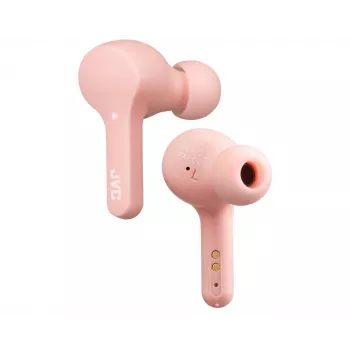 Zestaw słuchawkowy JVC HA-A7T-P bezprzewodowy douszny binauralny, Bluetooth 5.0, IPX4, 6 h bateria (14 h z etui), ładowanie bezprzewodowe, biały