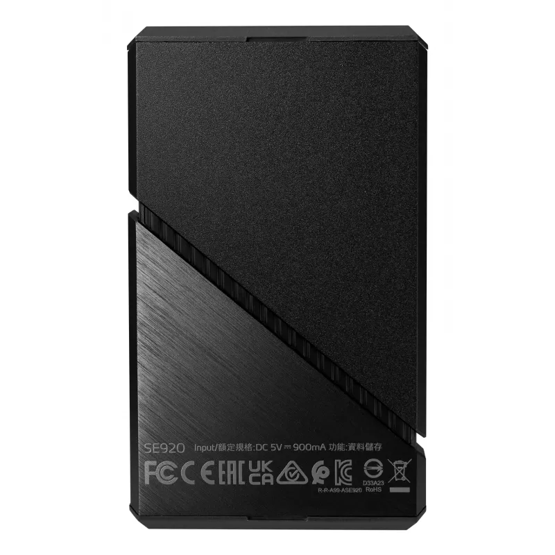 ADATA SE920 Thunderbolt technology 1 TB USB Type-C 3.2 Gen 2 (3.1 Gen 2) Czarny