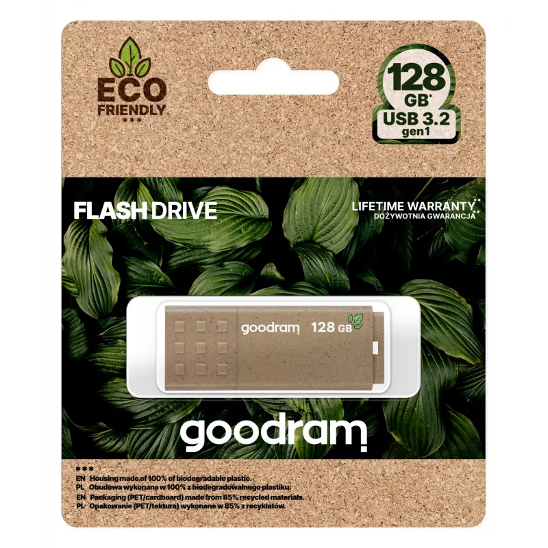 Pamięć USB GOODRAM UME3 128 GB USB Type-A 3.2 Gen 1 (odczyt 60 MB/s, zapis 20 MB/s, brąz)