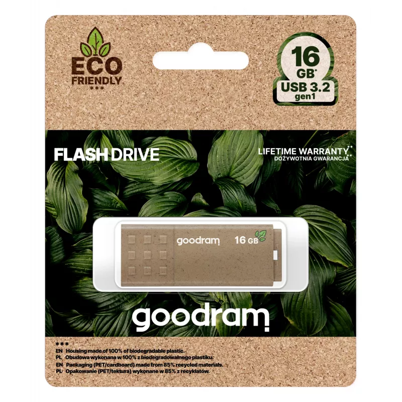 Pamięć USB GOODRAM UME3 16 GB USB Typ-A 3.2 Gen 1 (USB 3.0), brązowy, odczyt 60 MB/s, zapis 20 MB/s