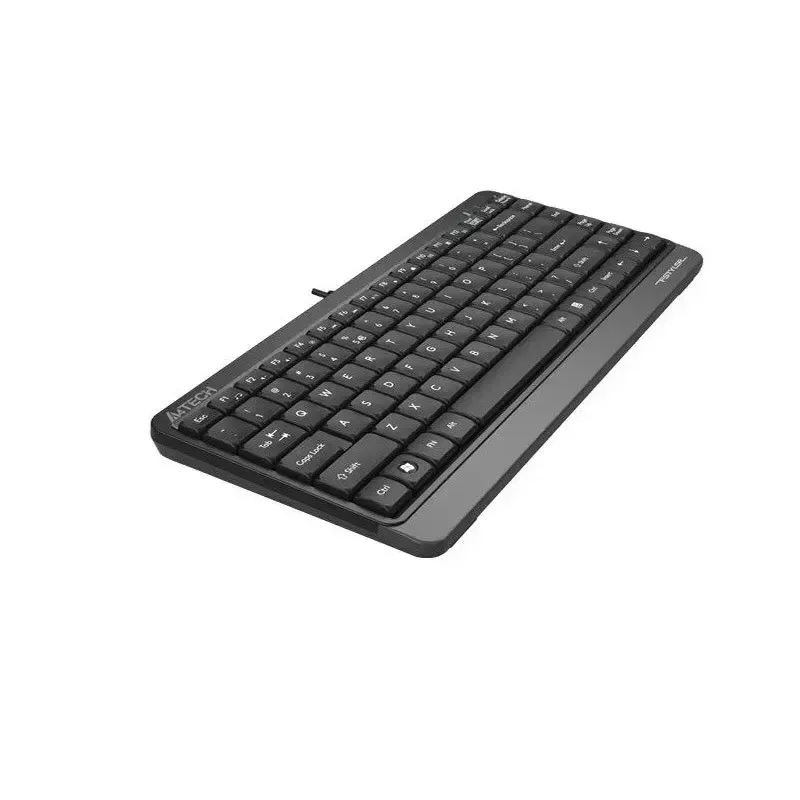 Przewodowa klawiatura USB A4Tech FStyler FK11 — kompaktowy układ standardowy, angielska, 12 klawiszy skrótu, podpórka pod nadgarstki, kabel 1,5 m
