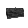 Przewodowa klawiatura USB A4Tech FStyler FK11 — kompaktowy układ standardowy, angielska, 12 klawiszy skrótu, podpórka pod nadgarstki, kabel 1,5 m