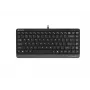 Przewodowa klawiatura USB A4Tech FStyler FK11 — kompaktowy układ standardowy, angielska, 12 klawiszy skrótu, podpórka pod nadgarstki, kabel 1,5 m