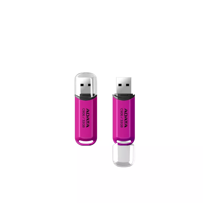 Pamięć USB ADATA AC906-32G-RPP 32 GB USB Type-A 2.0 różowa, przezroczysta