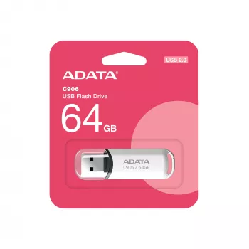 Pamięć USB ADATA C906 64 GB USB Typu-A 2.0 Biały