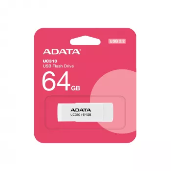 Pendrive ADATA UC310 64 GB USB typu A 3.2 Gen 1 (3.1 Gen 1) Biały