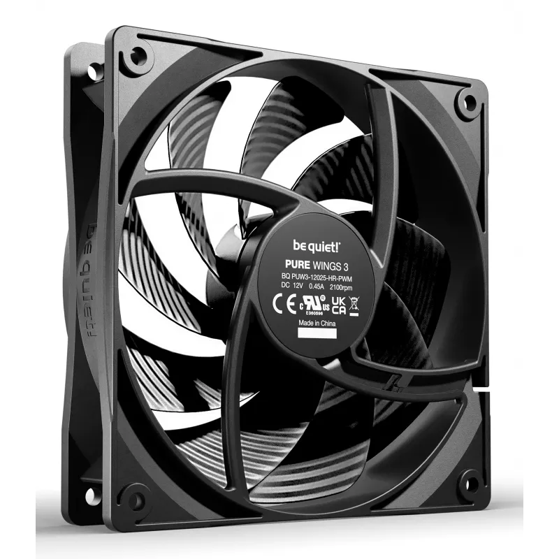 be quiet! Pure Wings 3 120 mm PWM high-speed Wentylator do obudowy komputera 12 cm Czarny 1 szt.