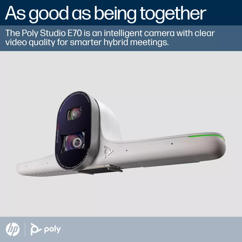 Smart Camera POLY Studio E70 20 MP 4K Ultra HD biała