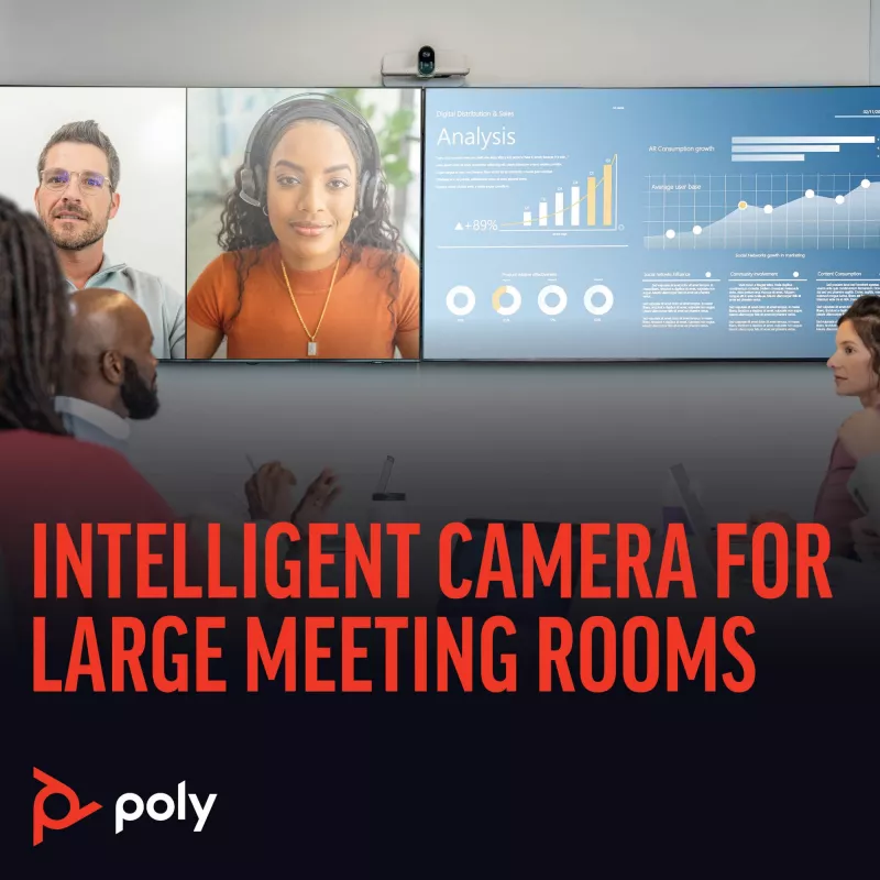 Smart Camera POLY Studio E70 20 MP 4K Ultra HD biała