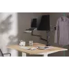 Gembird MA-DA-04 regulowany uchwyt biurkowy z ramieniem na monitor i podstawką pod notebooka, 17–32 cale