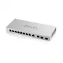 Zyxel XGS1010-12-ZZ0102F przełącznik sieciowy niezarządzalny Gigabit Ethernet (10/100/1000) Szary