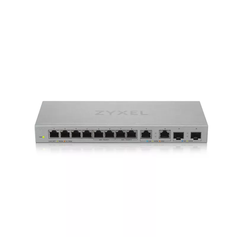 Zyxel XGS1010-12-ZZ0102F przełącznik sieciowy niezarządzalny Gigabit Ethernet (10/100/1000) Szary