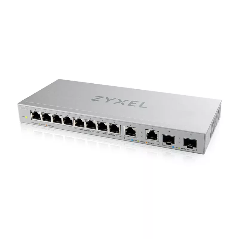 Zyxel XGS1010-12-ZZ0102F przełącznik sieciowy niezarządzalny Gigabit Ethernet (10/100/1000) Szary