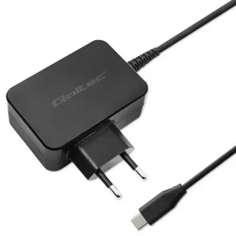 Ładowarka Qoltec 52385 Wewnętrzna AC Szybkie ładowanie 20V 3A Czarna