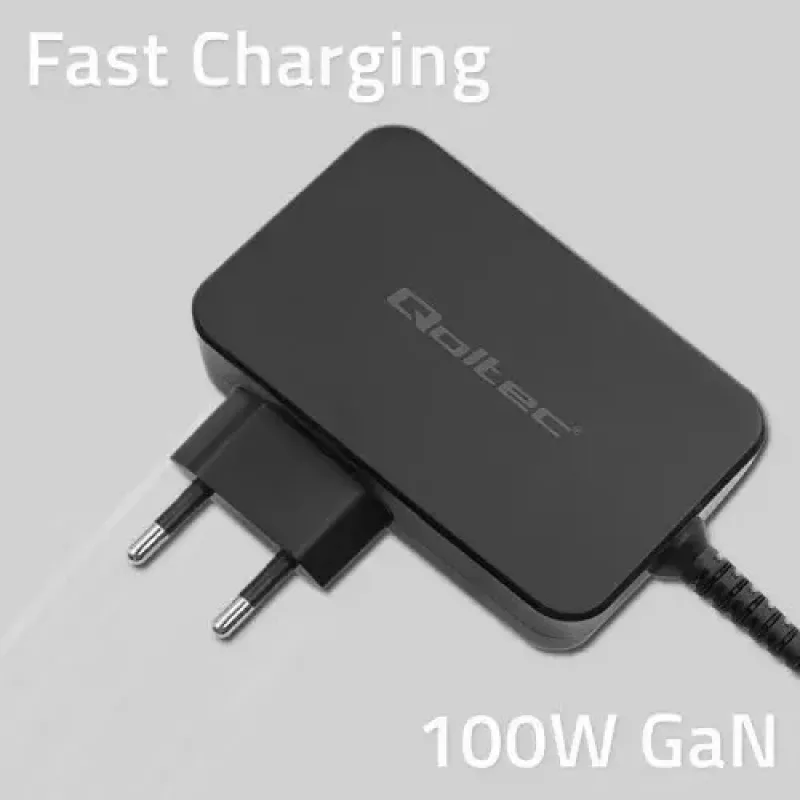 Ładowarka Qoltec 52388 Indoor Fast Charging 20V 5A Czarny