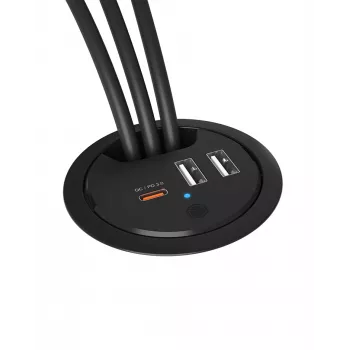 ICY BOX Ładowarka USB do biurka z Power Delivery i Quick Charge