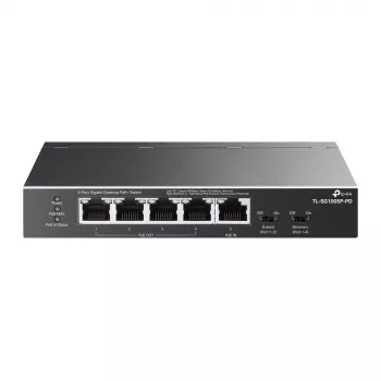 TP-Link TL-SG1005P-PD przełącznik sieciowy Gigabit Ethernet (10/100/1000) Power over Ethernet (PoE) Czarny