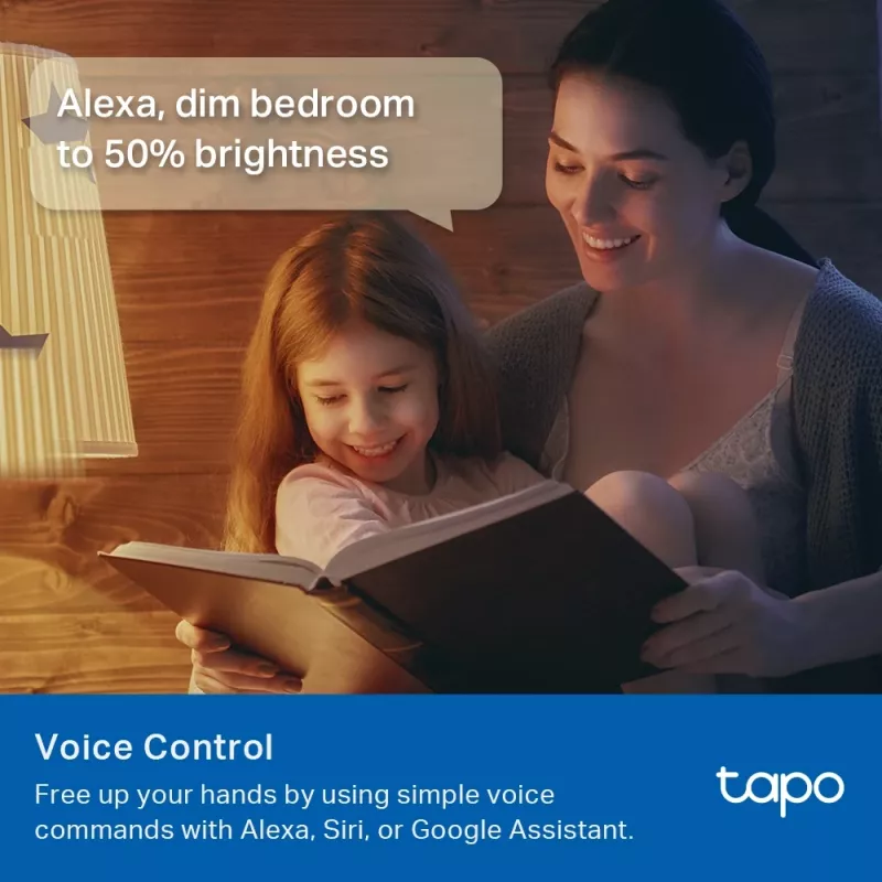 TP-Link Tapo Smart Light Bulb, Multicolor,Matter, Inteligentna żarówka, Wi-Fi/Bluetooth, Biały, 802.11b, 802.11g, Wi-Fi 4 (802.11n), WPA-PSK, WPA2-PSK, WPA3-SAE, LED