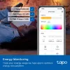 TP-Link Tapo Smart Light Bulb, Multicolor,Matter, Inteligentna żarówka, Wi-Fi/Bluetooth, Biały, 802.11b, 802.11g, Wi-Fi 4 (802.11n), WPA-PSK, WPA2-PSK, WPA3-SAE, LED