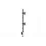 DIGITUS Monitor Vertical Mount 17-32in, 8kg max. each, clamp or grommet mount
