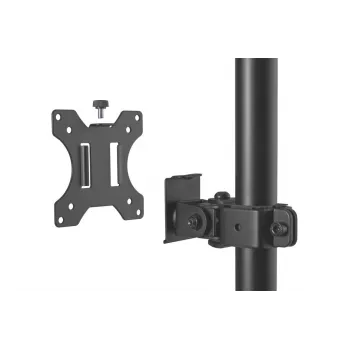 DIGITUS Monitor Vertical Mount 17-32in, 8kg max. each, clamp or grommet mount