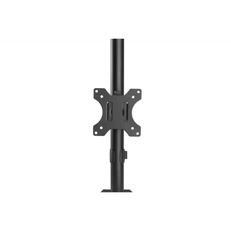 DIGITUS Monitor Vertical Mount 17-32in, 8kg max. each, clamp or grommet mount