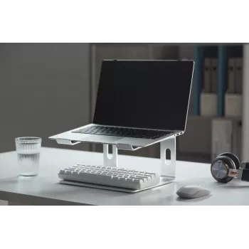 Podstawka pod laptop Gembird NBS-D1-01 Aluminium srebrny do notebooków do 39,6 cm (15,6 cala), udźwig 5 kg