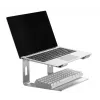 Podstawka pod laptop Gembird NBS-D1-01 Aluminium srebrny do notebooków do 39,6 cm (15,6 cala), udźwig 5 kg