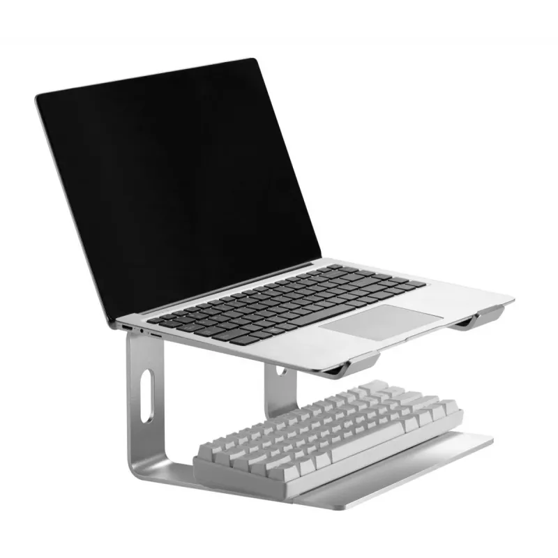 Podstawka pod laptop Gembird NBS-D1-01 Aluminium srebrny do notebooków do 39,6 cm (15,6 cala), udźwig 5 kg