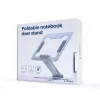 Podstawka pod laptop Gembird NBS-D1-03 srebrna aluminium do 39,6 cm (15,6 cala), składana, wysokość 60 mm, maks. obciążenie 5 kg