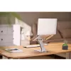 Podstawka pod laptop Gembird NBS-D1-03 srebrna aluminium do 39,6 cm (15,6 cala), składana, wysokość 60 mm, maks. obciążenie 5 kg