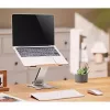 Podstawka pod laptop Gembird NBS-D1-03 srebrna aluminium do 39,6 cm (15,6 cala), składana, wysokość 60 mm, maks. obciążenie 5 kg