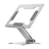 Podstawka pod laptop Gembird NBS-D1-03 srebrna aluminium do 39,6 cm (15,6 cala), składana, wysokość 60 mm, maks. obciążenie 5 kg