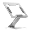 Podstawka pod laptop Gembird NBS-D1-03 srebrna aluminium do 39,6 cm (15,6 cala), składana, wysokość 60 mm, maks. obciążenie 5 kg