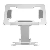 Podstawka pod laptop Gembird NBS-D1-03 srebrna aluminium do 39,6 cm (15,6 cala), składana, wysokość 60 mm, maks. obciążenie 5 kg