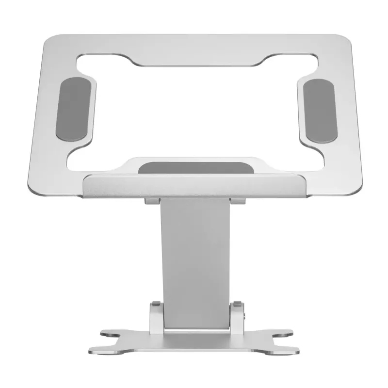 Podstawka pod laptop Gembird NBS-D1-03 srebrna aluminium do 39,6 cm (15,6 cala), składana, wysokość 60 mm, maks. obciążenie 5 kg