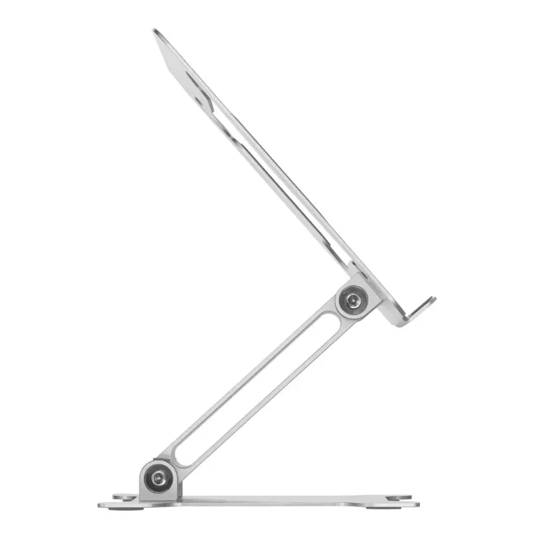 Podstawka pod laptop Gembird NBS-D1-03 srebrna aluminium do 39,6 cm (15,6 cala), składana, wysokość 60 mm, maks. obciążenie 5 kg