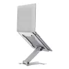 Podstawka pod laptop Gembird NBS-D1-03 srebrna aluminium do 39,6 cm (15,6 cala), składana, wysokość 60 mm, maks. obciążenie 5 kg