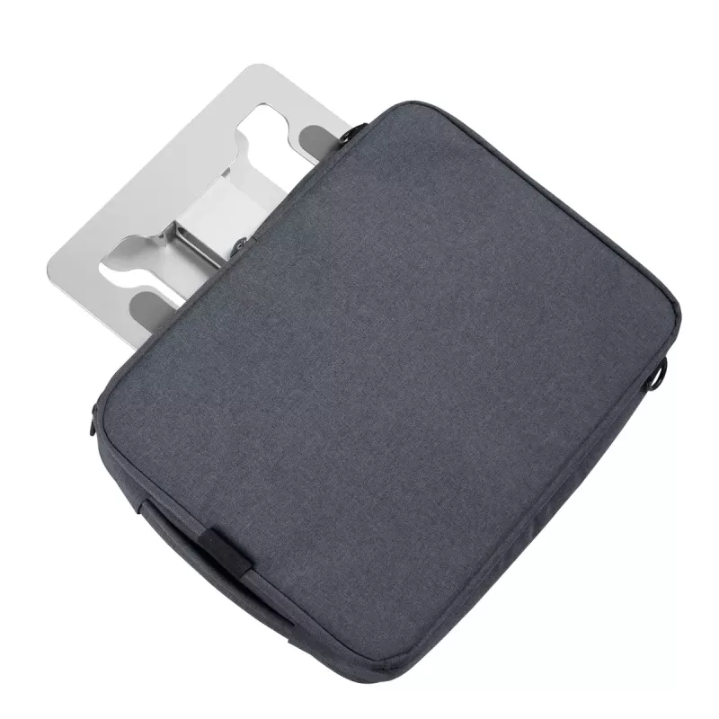 Podstawka pod laptop Gembird NBS-D1-03 srebrna aluminium do 39,6 cm (15,6 cala), składana, wysokość 60 mm, maks. obciążenie 5 kg